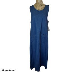 Westbound Petites denim Maxi Dress